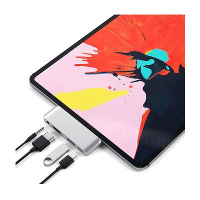 China For After 2018 iPad Pro USB Type-C Mobile Hub Adapter Pro With USB-C PD Charging USB 3.0 And 3.5mm Earphone Jack For iPad 2022 Tablet Pro for sale