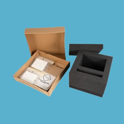 China Sturdy PU Foam Black Storage Box  Essential For Flawless Delivery Of 95kpa Biohazard Bags for sale