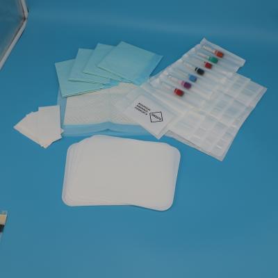 China 4 Slot Absorbent Pocket Sleeve for UN 2814 UN 2900 and UN 3373 Biohazard Substances for sale