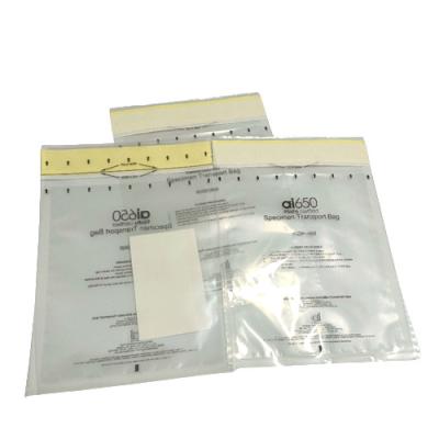 China Free Sample Disposable Sample Bag Laboratory Medical Specimen Exhibit Biohazard Sample Bag for sale