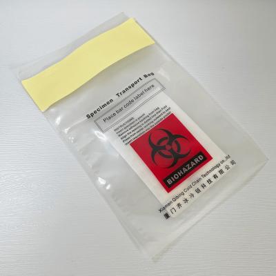 China Specimen Packaging UN3373 Transportation Biohazard Disposal Bags for sale