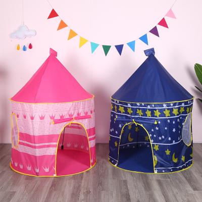 China Easy Foldable Kids Play Tent Kids Teepee Castillo Princesa Castillo Folding Princess Girls Large House Indoor and Outdoor Kids Castle Game Toy Tent with LED Lights for sale