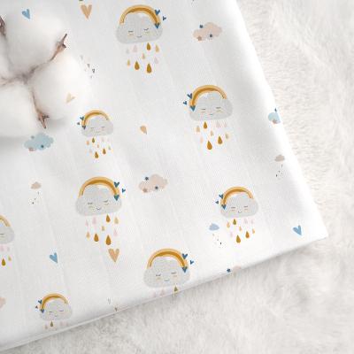 China C'dear Wearable Custom Patterns Cotton Eco Friendly Bamboo Muslin Wraps Baby Wraps for sale