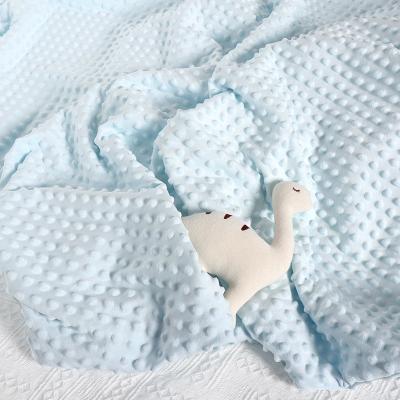 China C'Dear Oeko-Tex Anti-Pilling Minky Dot Fleece Baby Blanket Super Cute Printed Minky Dot Blanket //Oeko-Tex Factory Custom Print for sale