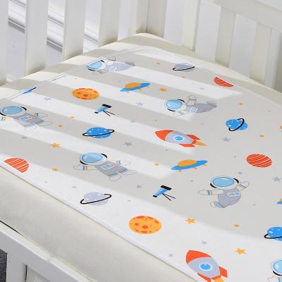 China Eco-freindly C'dear Customized Baby Infant Waterproof Bamboo Cotton Quilted Baby Diaper Changing Pad Mat for sale