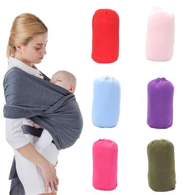 China 0-36 Month Newborn Baby Kids Carrier C'dear Custom Bamboo Cotton Wrap Breathable Expandable Baby Wrap Sling Carrier for sale