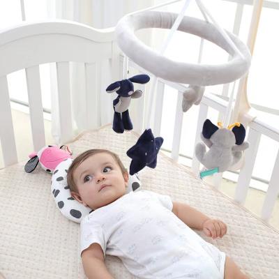 China Hot Selling Musical Toy C'dear Custom Design To Crochet Baby Crib Mobiles Elephant Rabbit Star Crib Bell Baby Crib Newborn Sheep Mobile for sale