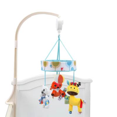 China Hot Selling Musical Bell Toy Set For Baby Sleep Animal Bed C'dear Amazone Plush Toy Rabbit Mobile Infant Baby Hanging Gift for sale