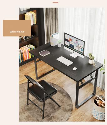 China Practical simple office desk square study strip work desk personal computer double bedroom table for sale