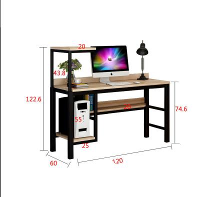 China Durable Single Shelf Household Bedroom Student Desk Integrated Computer Corner Desk for sale