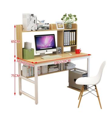 China Practical computer school table with the shelf in the corner of the home factory direct sales for sale