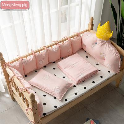 China New Nondisposable Children's Bedding Sheet Quilt Cover Set Cute Cartoon Bedding 100% Cotton for sale