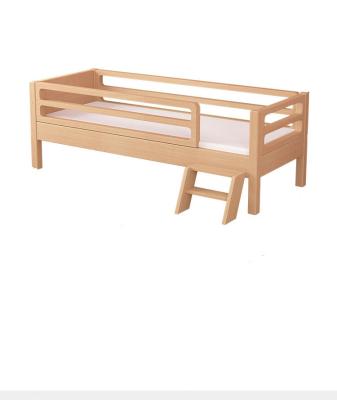 China Contemporary Children's Furniture Beech Mosaic Bed Single Bed for sale