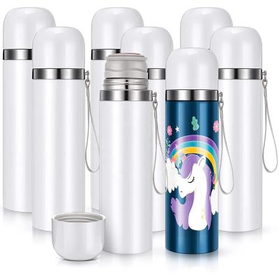 China 18oz Empty Sublimation Tumbler Cups Viable Vacuum Insulated Tumbler With White Lid Stainless Steel Tumblers For DIY Sublimation for sale