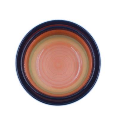 China Viable Wholesale Hand Painted Cheap Ceramic Bowl Stoneware Colorful Rice Bowl Noodle for sale