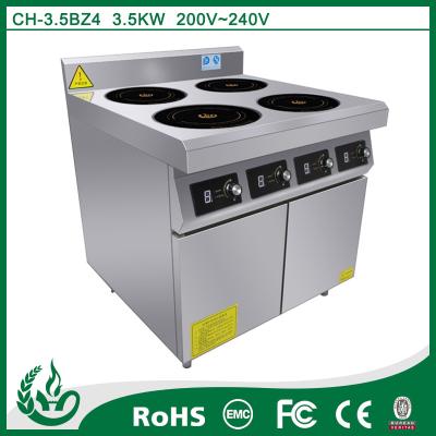 China 4 burner induction Cooking Range for restaurant for sale