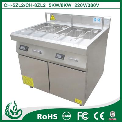 China commercial induction fryer for sale