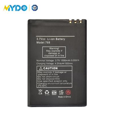 China Mobile Phone 3.7v 1400mah Li-ion Replacement Rechargeable Battery For AVVIO 768 Factory Price for sale