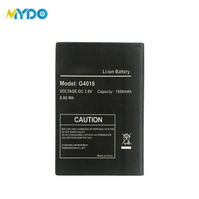 China Original Mobile Phone Capacity 3.7v Li-ion Mobile Phone Battery For AX1016/G4018 B-mobile for sale