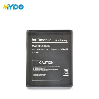 China Original Mobile Phone Full Capacity Mobile Phone Battery For Bmobile Battery AX535 for sale