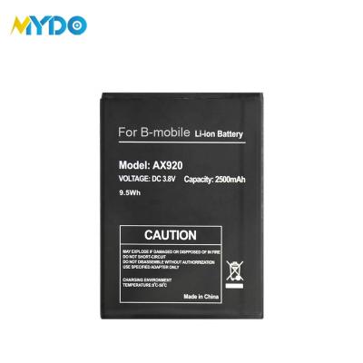 China Mobile Phone Li-ion Mobile Phone Battery For Bmobile Batteries AX920 Battery Standard Li-ion Rechargeable for sale