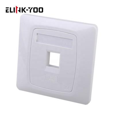 China Suitable rj45 to new single port rj45 3m network wall mounted faceplate en venta