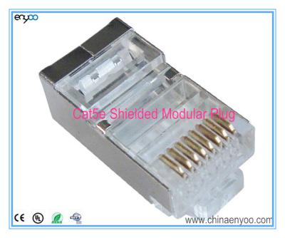 中国 RJ45 termination shielded modular plugs/connectors for solid and strand 販売のため