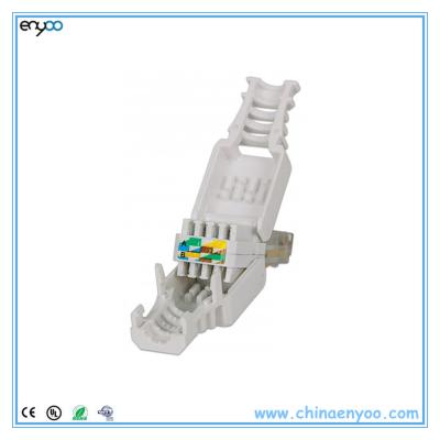 中国 For toolless network RJ45 cat6 UTP Gigabit Ethernet snap-in connector 販売のため