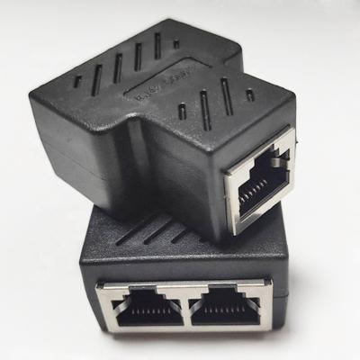 中国 RJ45 Teleommunication Splitter Connector Female To Female Network Adapter 販売のため