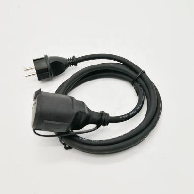 中国 Home Appliance 20m Schuko Extension Cable Rubber Extension Cable For Outdoor Use IP44 販売のため