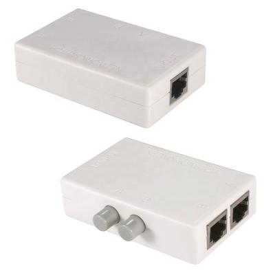 中国 Mini Teleommunication 2 Port Network Switch Splitter Selector Hub 販売のため