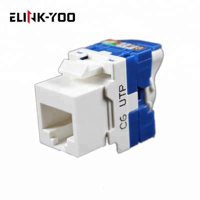 China Rotary type cat6 JACKC6180RT toolless legrand trapezoidal jack JACKC6180RT Te koop