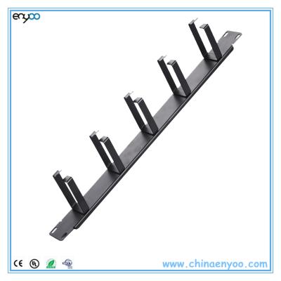 Chine Horizontal Cable Management Five-Ring Cable Managers Metal Type For 1U 19