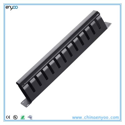 Chine Cable Management 1U 12 Port Metal Network Cable Manager For 19