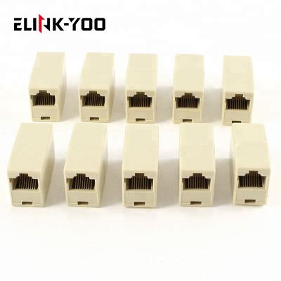 중국 Telephone Female To Female RJ11 4p4c Modular Integrated Parallel Splitter Coupler TLRJ11CM 판매용