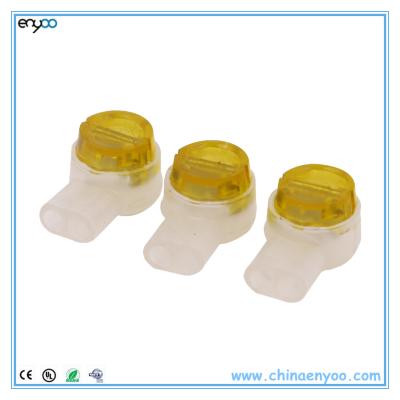 China For Telephone Wiring UY Wire Connectors - A.W.G. UY IDC Buttsplice 22-26 - yellow - 2 wire - gel filled Te koop