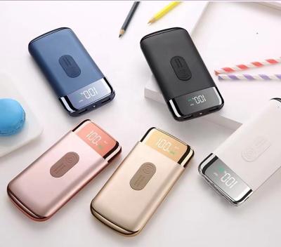 China Convenient creative luminous power bank L350 10000mah logo supports custom logo templates power bank 10000 for sale