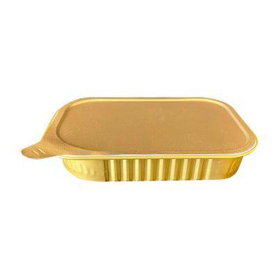 China Heat Resistance Cake Tin Small Plates Bakeware Pans With Lids Aluminum Pie Tins Food Containers Foil Buffet Trays for sale