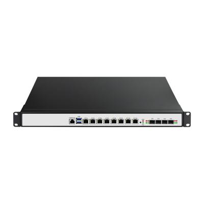 China BKHD 1U Server H170/C236 Intel Core 6/7/8/9th Gen CPU 8 LAN 4SFP+ 10Gbps Fiber Ports Firewall VPN Pfsense Company Router C236-8L-4S+ for sale