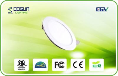 China 3500k - 6500k Embedded LED Flat Panel Lights / Commercial LED Light Fixtures With 595LM , 8 Wattage for sale