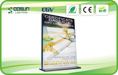 China 120mm Stand Banner Frameless Light Box For Advertising With Double Side , 12V / 24V for sale