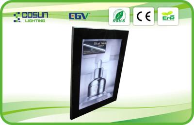 China Aluminium Slim LED Light Box 24V / 12V , Magnetic Light Box Wall Mounted for sale