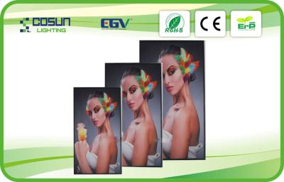 China 120mm 12V Double Side Fabric Frameless Light Box For Display , Customized Frame for sale