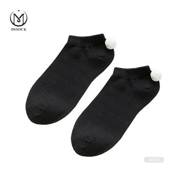 China DS D043 QUICK DRY pom pom socks for women for sale