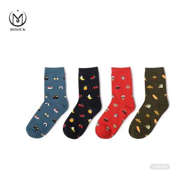 China QUICK DRY cotton DS E298 socks women fabric crew socks women's stylished socks for women for sale