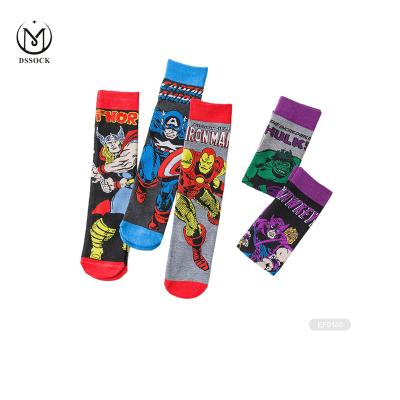 China DS-FOOO1funny cartoon fashion anti-slip socks for men for sale