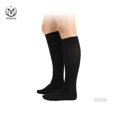 China DS F0059 Anti-slip Mens Black Tube Socks For Men for sale