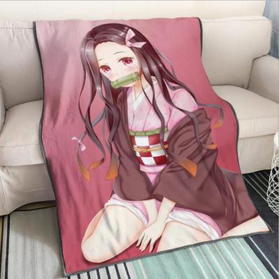 China Bonfull Star Kids Cartoon Anti-static Custom Cartoon Printed Flannel Sofa Cover Border Nap Air Conditioning Blanket for sale