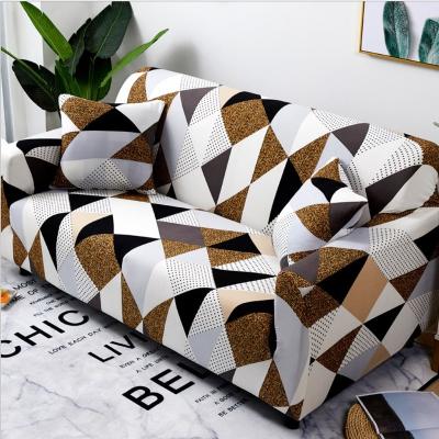 China Wholesale Multifunctional High Stretch Washable Elastic Sofa Cover Printed Various Patterns Stretch Bonfull Sofa Cover for sale