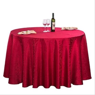 China European Luxury Waterproof Jacquard Large Round Table Cloth Round Tablecloth Restaurant Hotel Bonfull Household Table Cover for sale